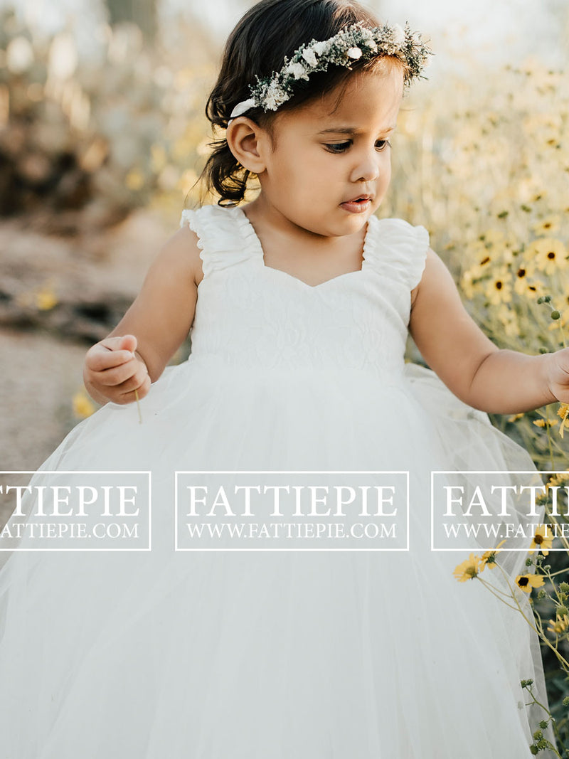 Comfortable Flower Girl Dress For Toddlers- Grace in Lace