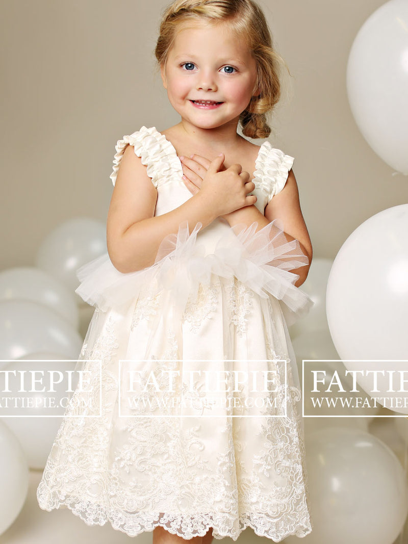 Lille -Couture Style Flower Girl Dress