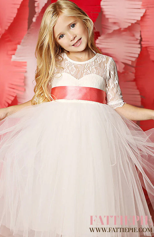 SALE ISABELLE-Flower girl dress READY TO SHIP