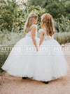 Rustic Country Side Flower Girl Dress